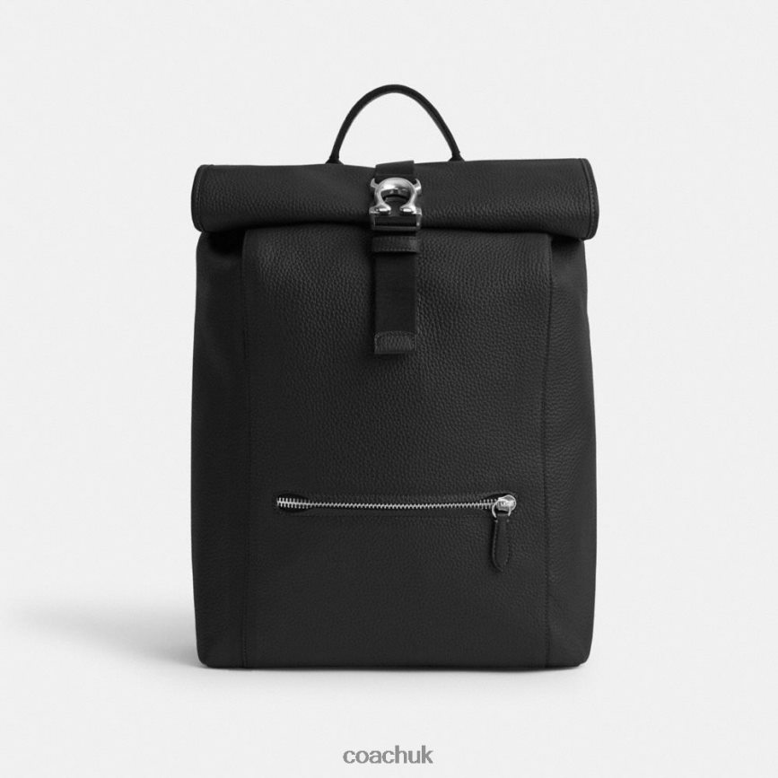 Coach Men BECK ROLL TOP BACKPACK Black D0DL44686
