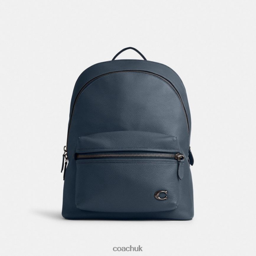 Coach Men CHARTER BACKPACK Dark Denim D0DL44679