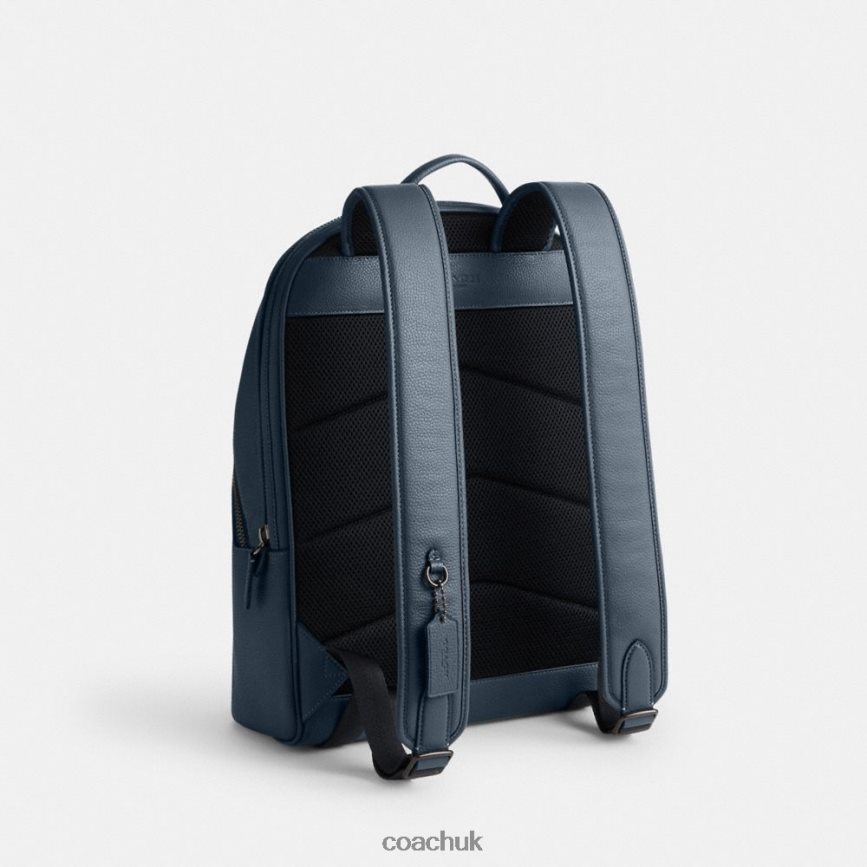 Coach Men CHARTER BACKPACK Dark Denim D0DL44679