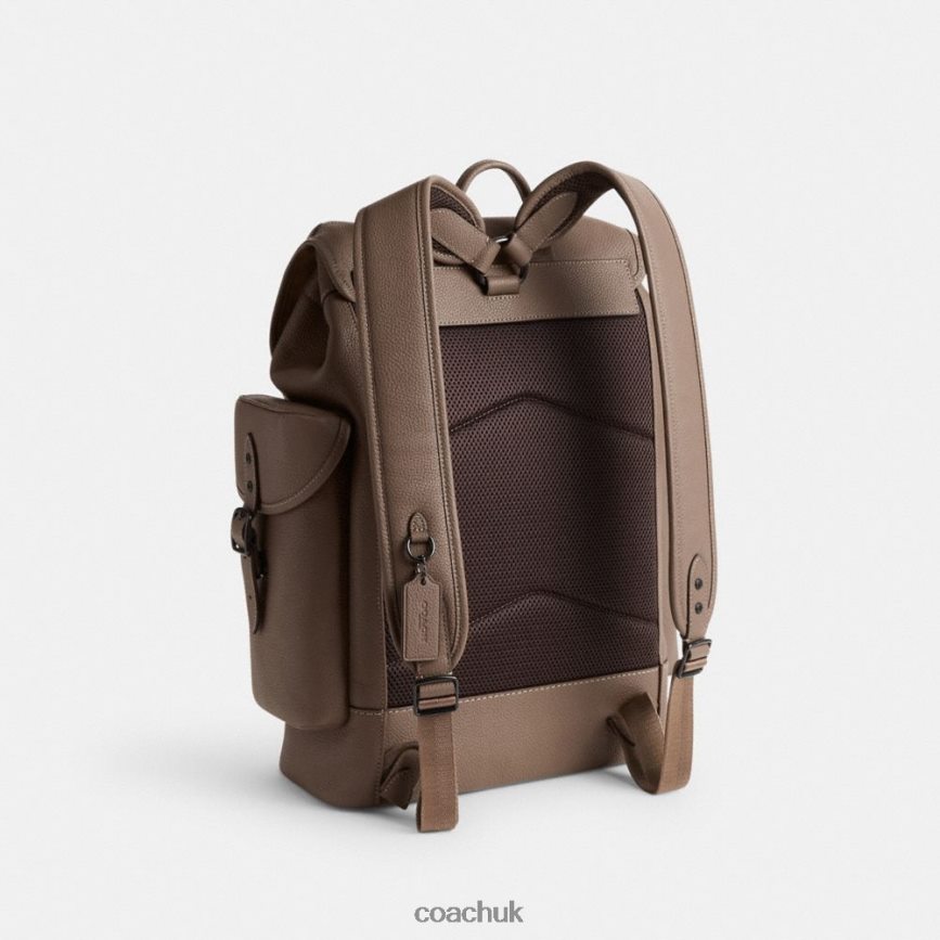 Coach Men HITCH BACKPACK Dark Stone D0DL44680