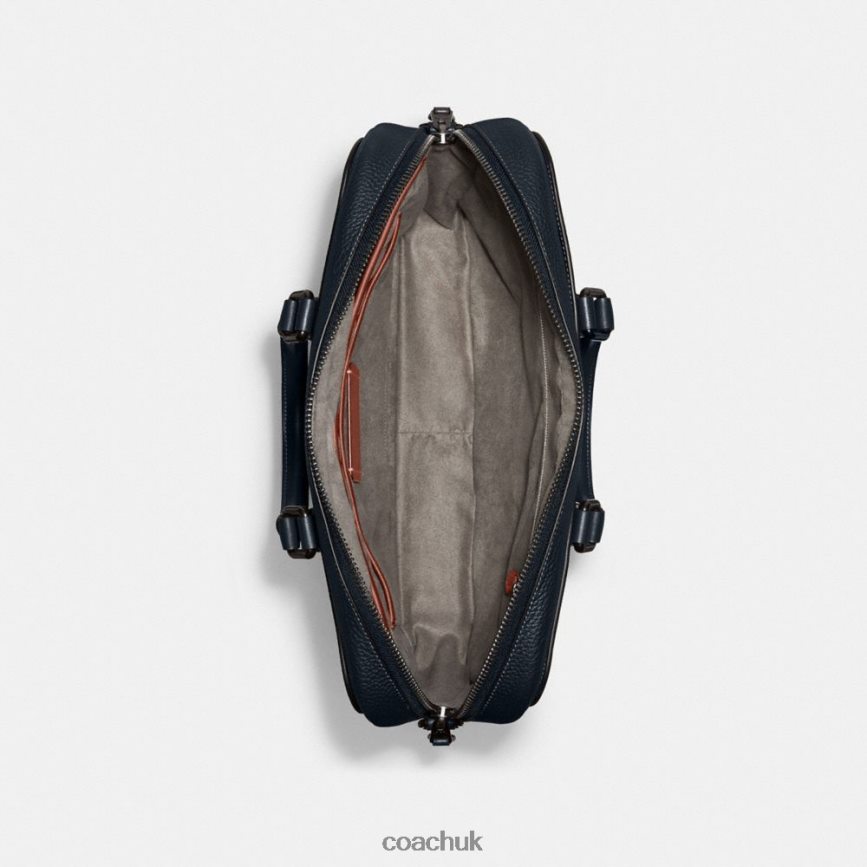 Coach Men GOTHAM BRIEF Midnight Navy D0DL44625