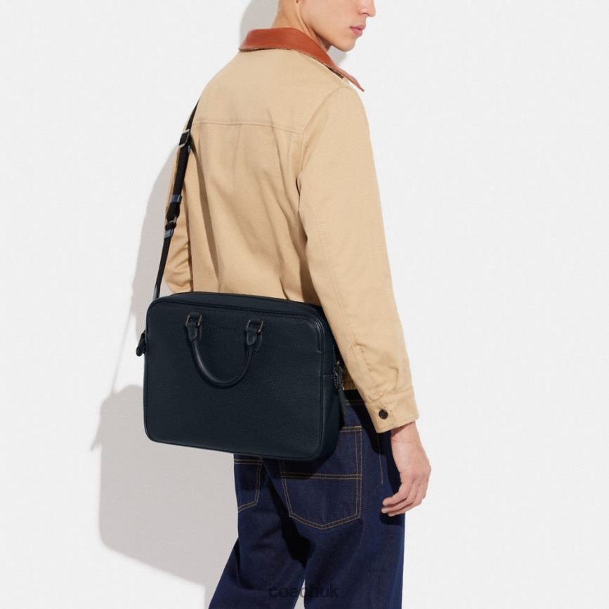 Coach Men GOTHAM BRIEF Midnight Navy D0DL44625