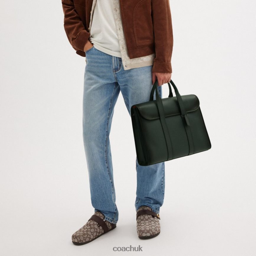 Coach Men GOTHAM PORTFOLIO Amazon Green D0DL44621