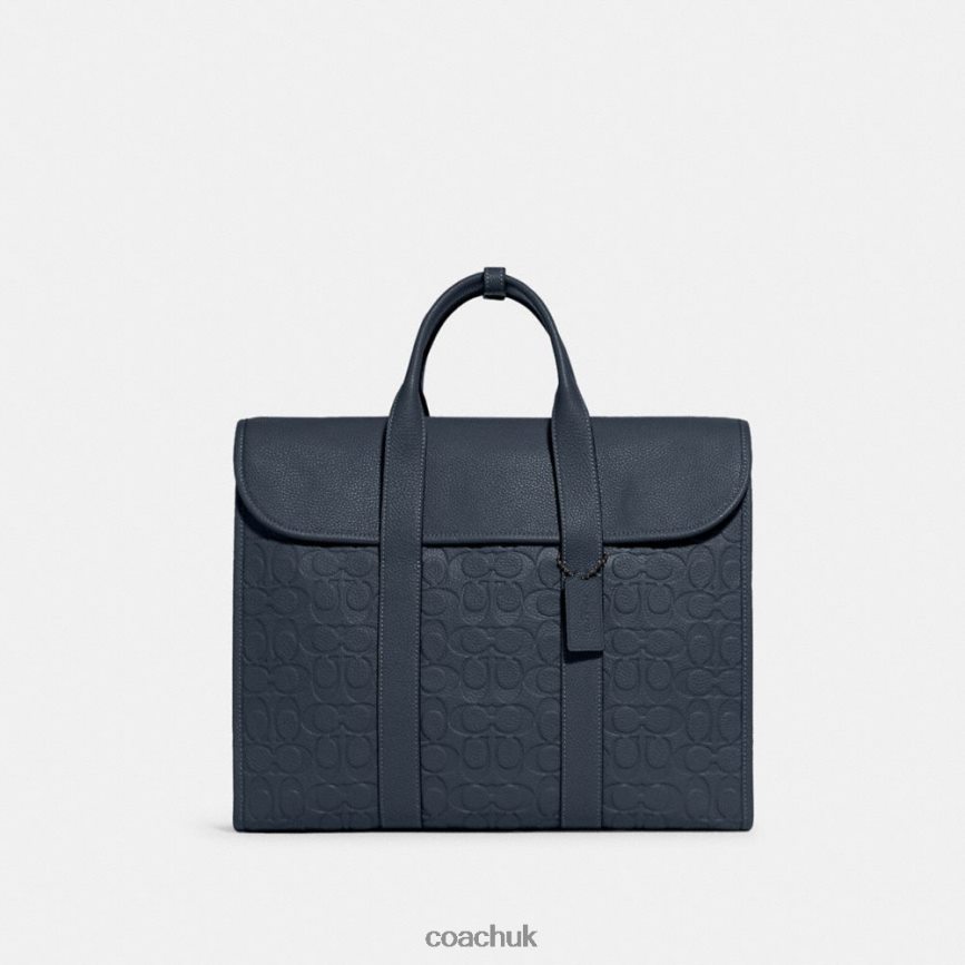 Coach Men GOTHAM PORTFOLIO IN SIGNATURE LEATHER DENIM D0DL44623