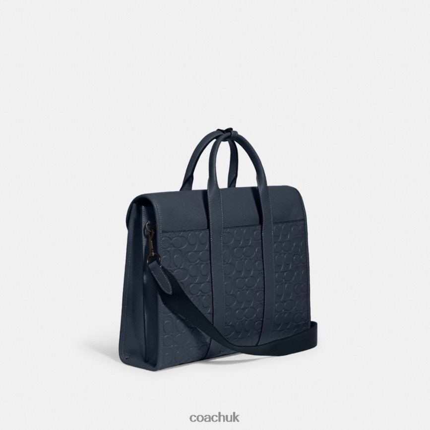 Coach Men GOTHAM PORTFOLIO IN SIGNATURE LEATHER DENIM D0DL44623