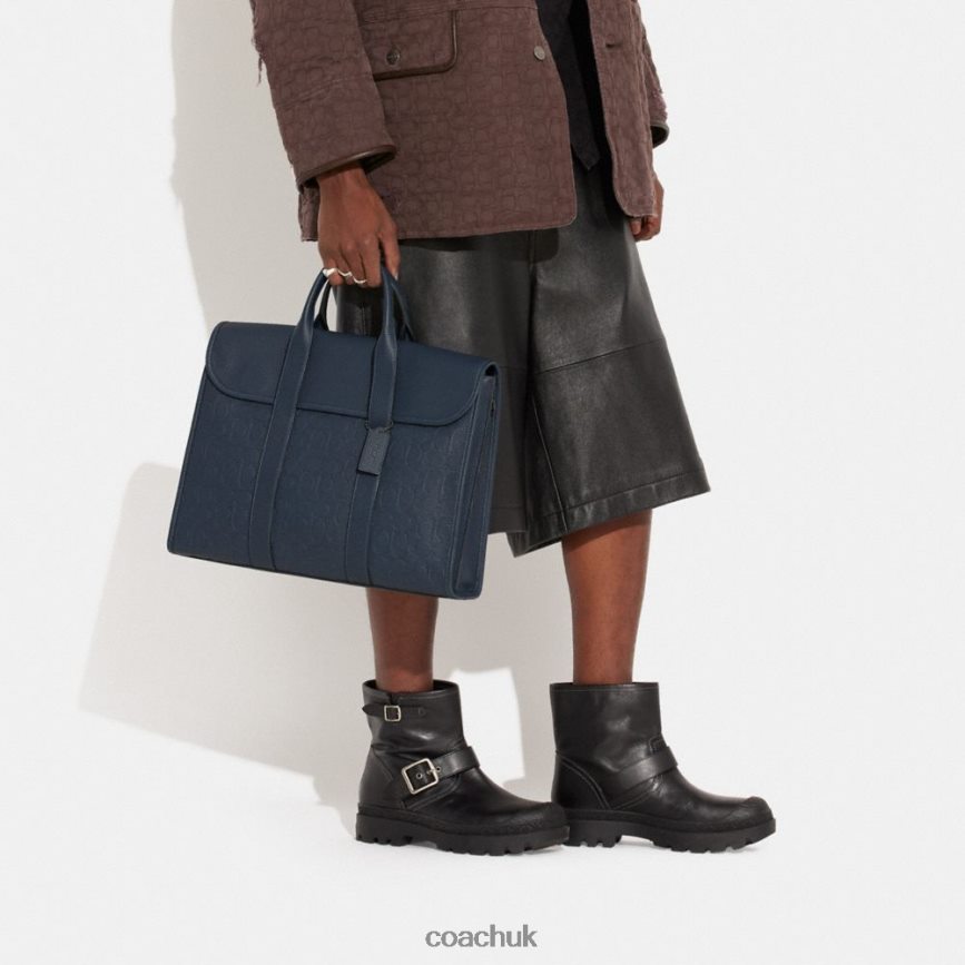 Coach Men GOTHAM PORTFOLIO IN SIGNATURE LEATHER DENIM D0DL44623