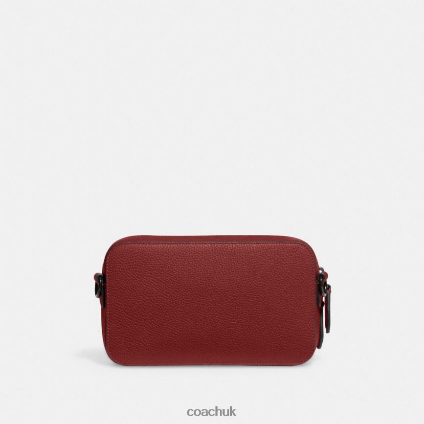 Coach Men CHARTER SLIM CROSSBODY Ruby Red D0DL44649