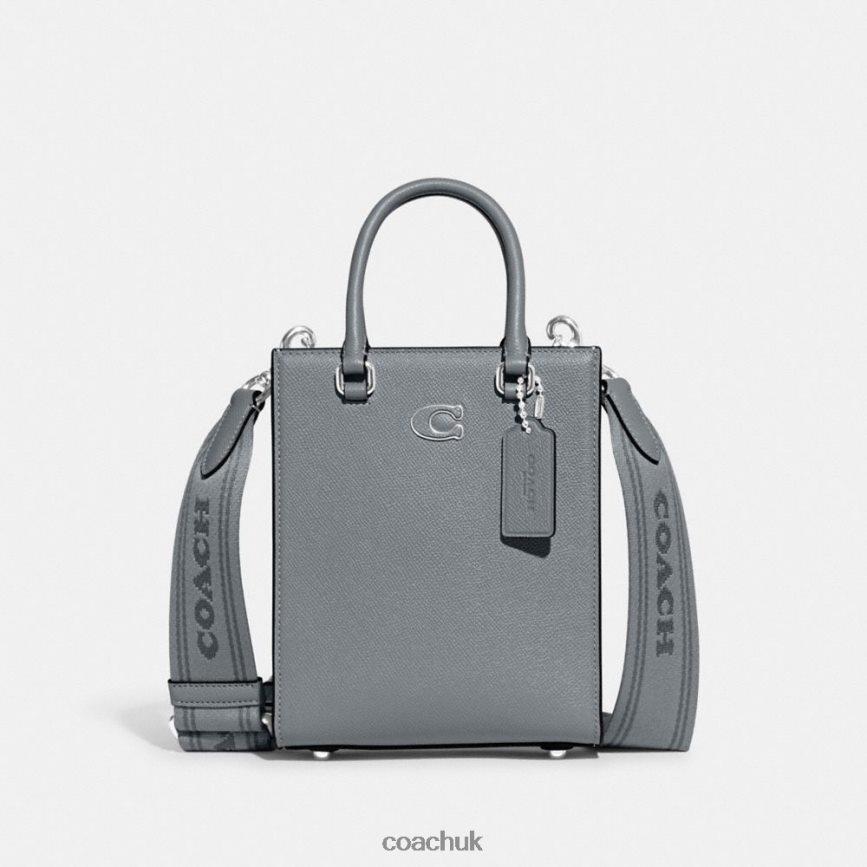 Coach Men TOTE 16 WITH SIGNATURE CANVAS Grey Blue D0DL44670