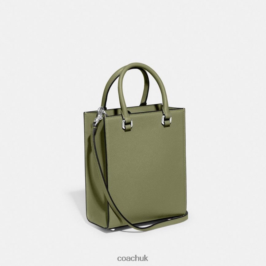 Coach Men TOTE 16 WITH SIGNATURE CANVAS MOSS D0DL44648