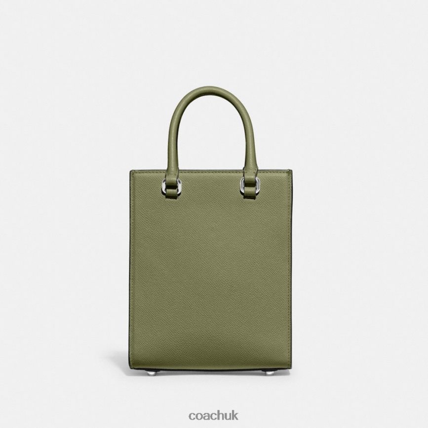 Coach Men TOTE 16 WITH SIGNATURE CANVAS MOSS D0DL44648