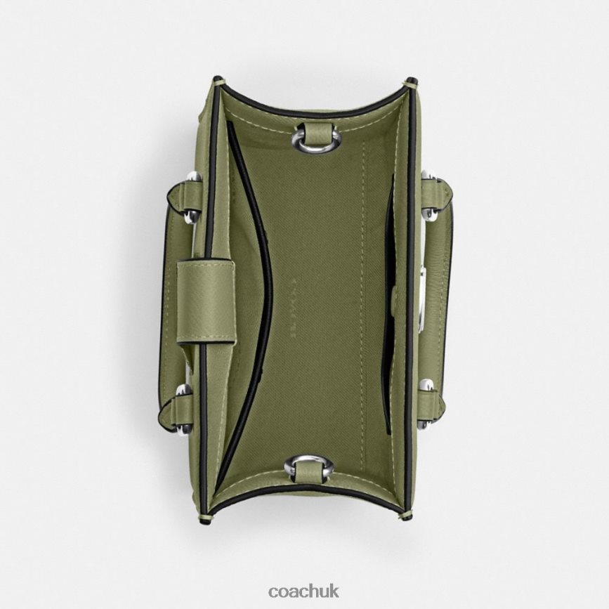 Coach Men TOTE 16 WITH SIGNATURE CANVAS MOSS D0DL44648