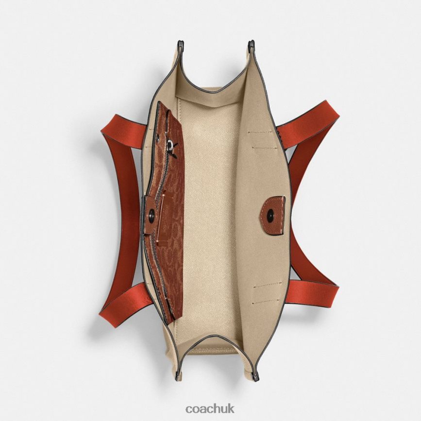 Coach Men RELAY TOTE 34 Ivory D0DL44628