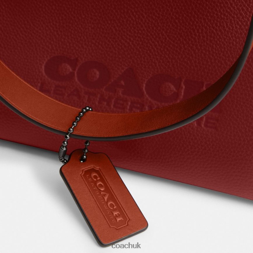 Coach Men RELAY TOTE 34 Ruby Red D0DL44627