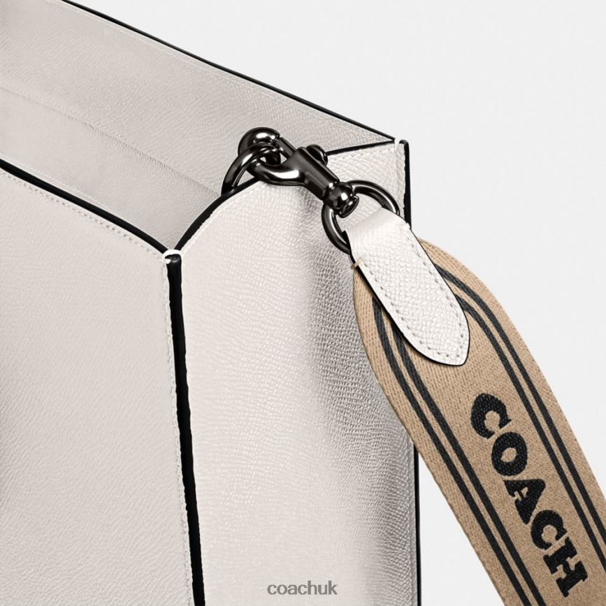 Coach Men TOTE 40 WITH SIGNATURE CANVAS INTERIOR Chalk D0DL44641