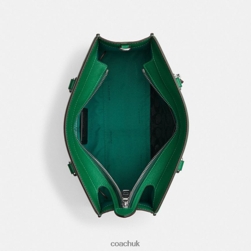 Coach Men TOTE WITH SIGNATURE CANVAS Green D0DL44643