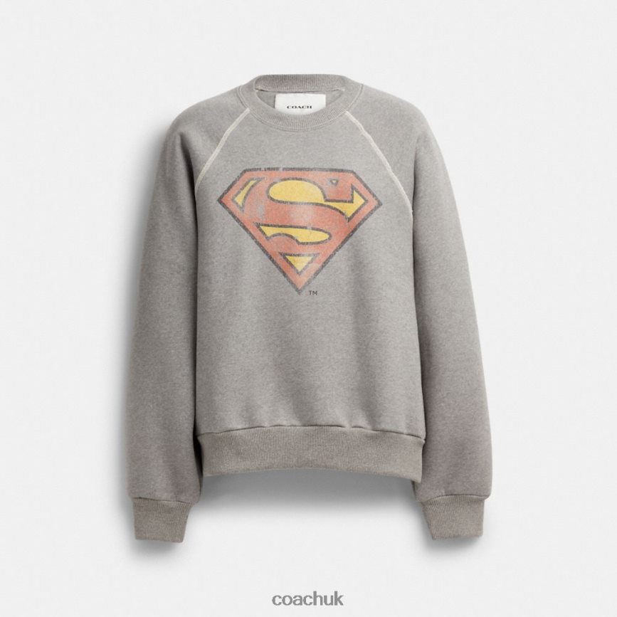 Coach Men COACH | DC SUPERMAN CREWNECK DARK GREY D0DL44778
