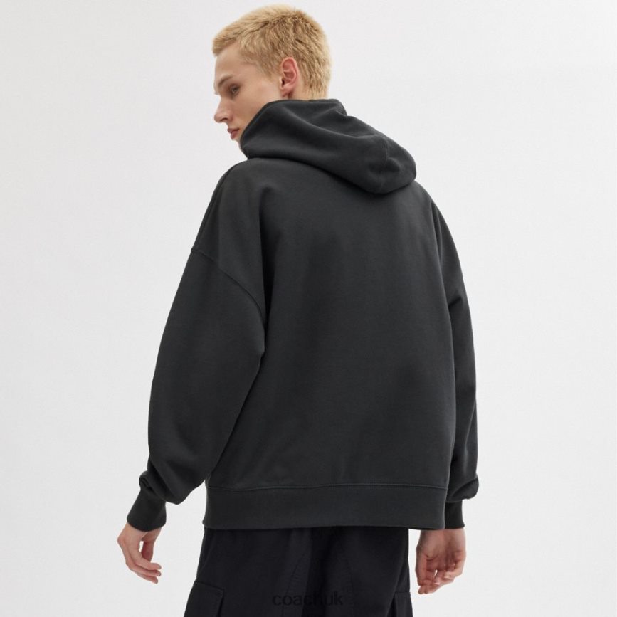 Coach Men COSMIC COACH HOODIE Black Multi. D0DL44769