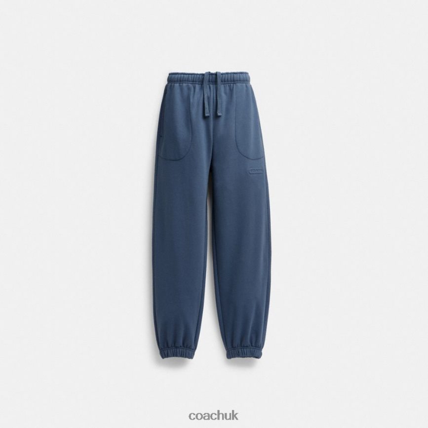 Coach Men ESSENTIAL SOLID JOGGERS Blue. D0DL44783