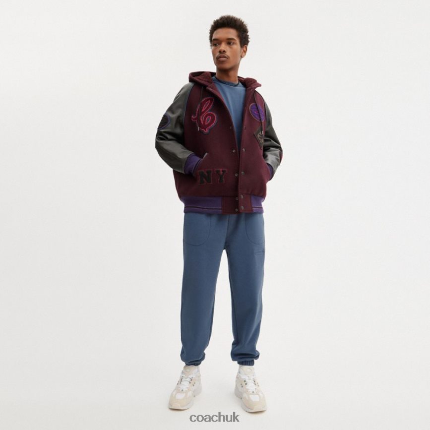 Coach Men ESSENTIAL SOLID JOGGERS Blue. D0DL44783