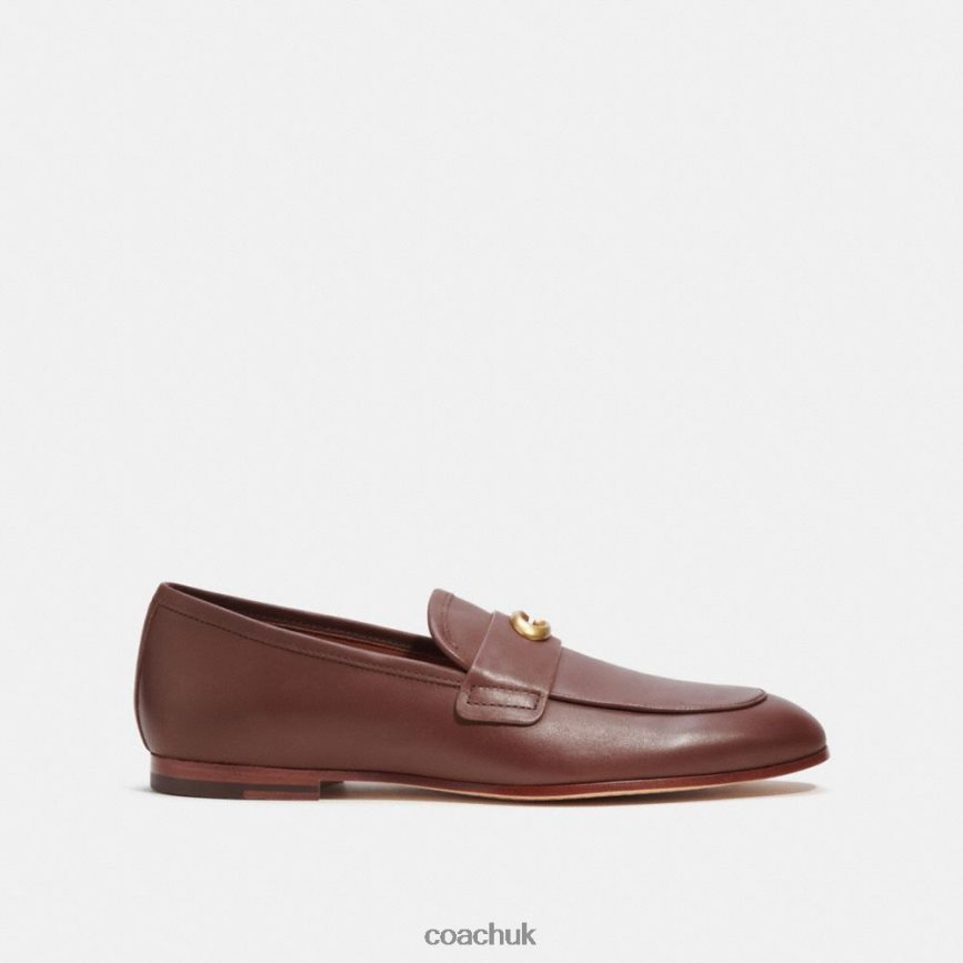 Coach Men SCULPTED SIGNATURE LOAFER Saddle D0DL44730