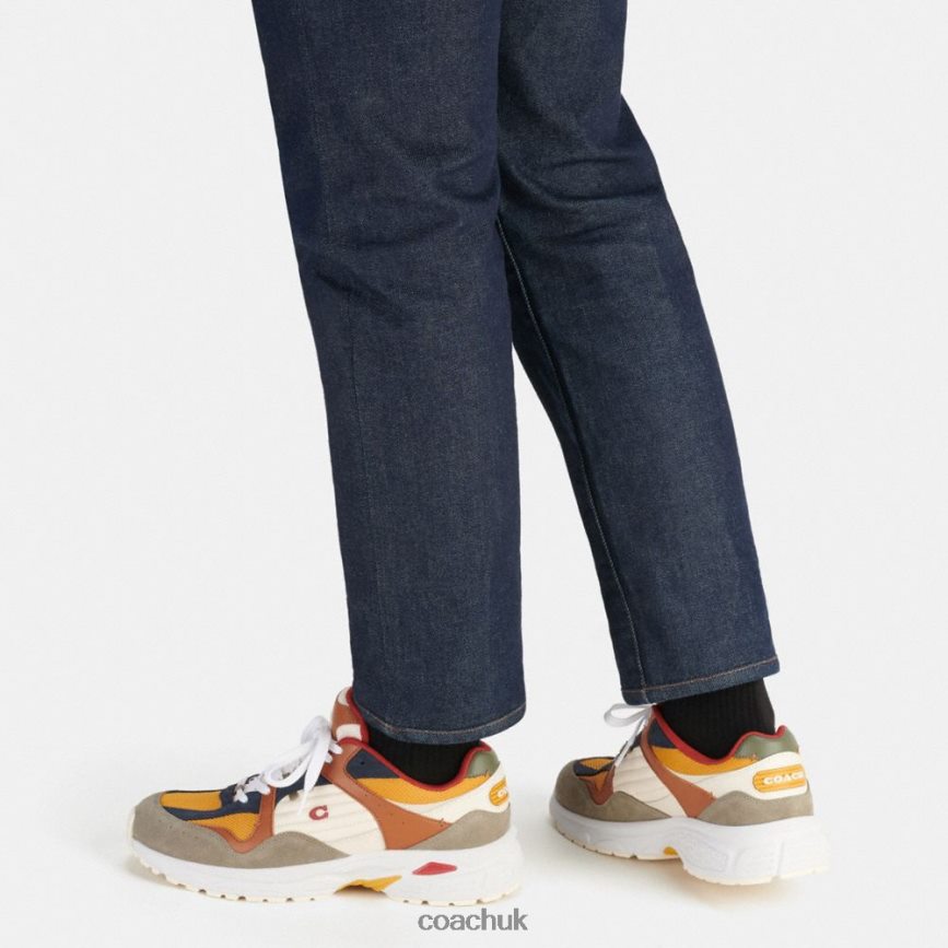 Coach Men C301 SNEAKER Green/Buttercup D0DL44738