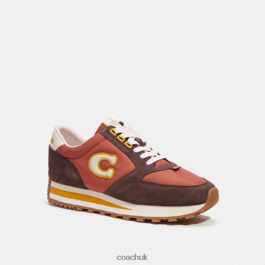 Coach Men RUNNER SNEAKER Rust/Maple D0DL44745