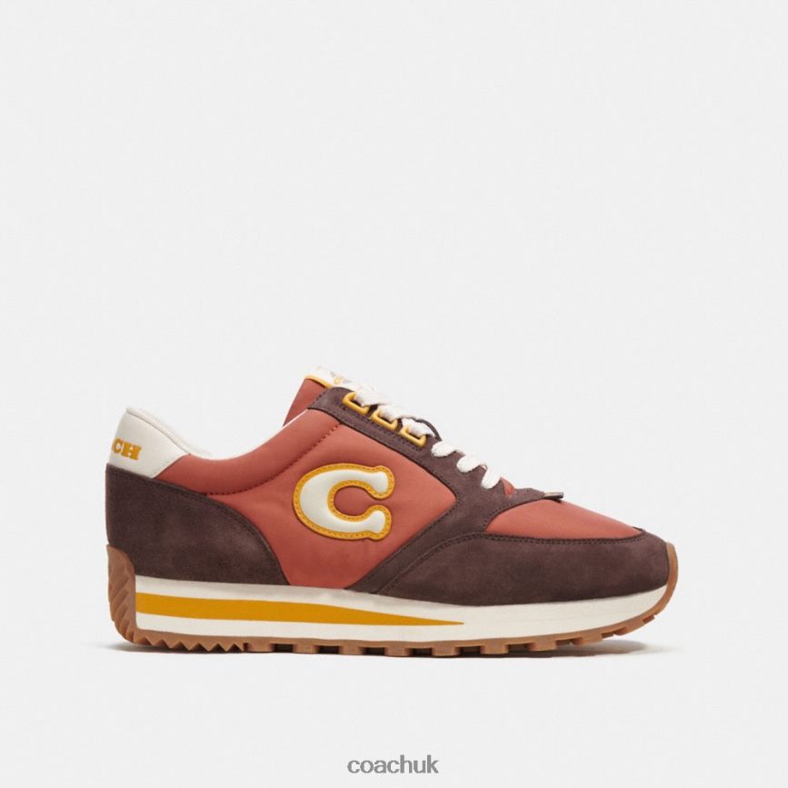 Coach Men RUNNER SNEAKER Rust/Maple D0DL44745
