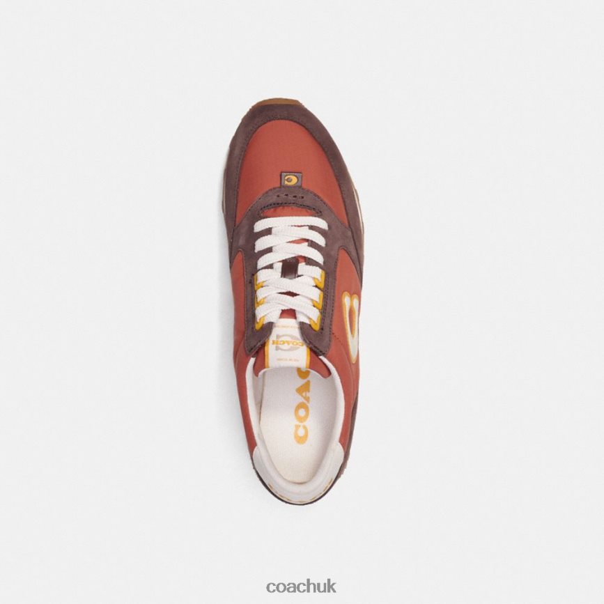 Coach Men RUNNER SNEAKER Rust/Maple D0DL44745