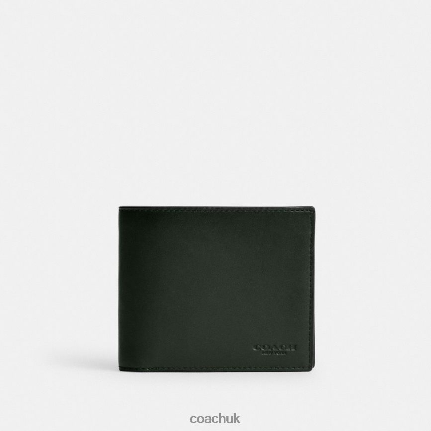 Coach Men 3-IN-1 WALLET Amazon Green D0DL44706