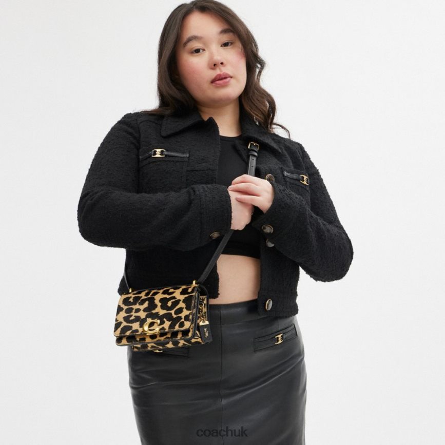 Coach Women BANDIT CROSSBODY WITH LEOPARD PRINT B4/Leopard D0DL446