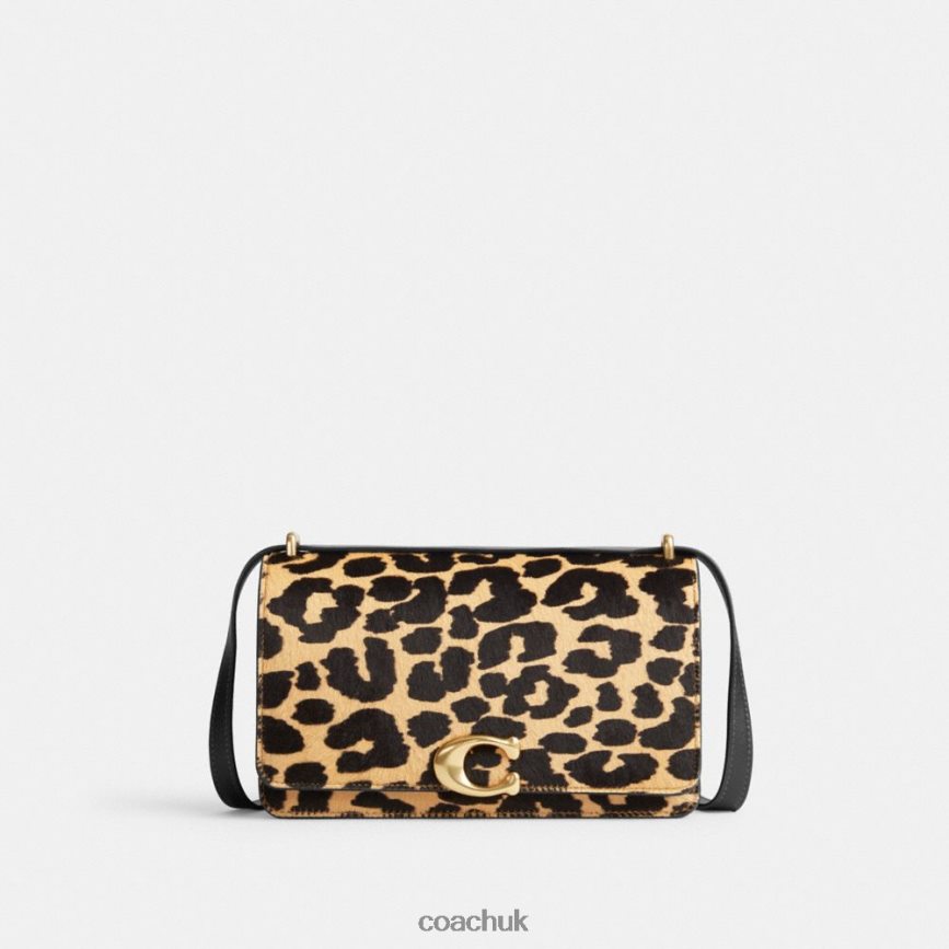 Coach Women BANDIT SHOULDER BAG WITH LEOPARD PRINT B4/Leopard D0DL442