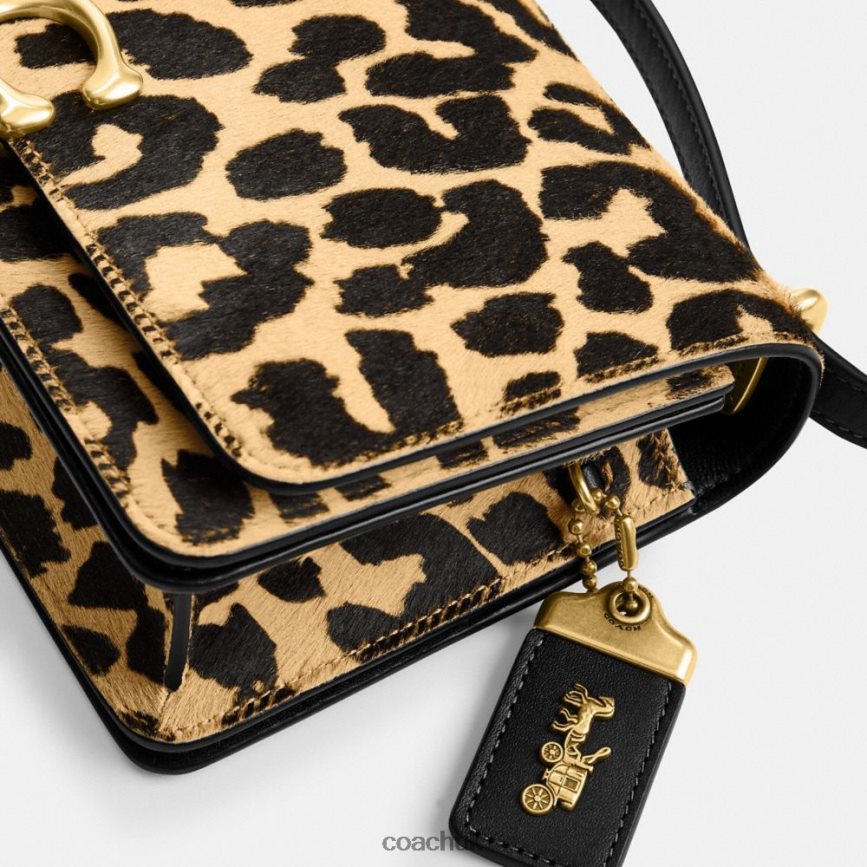 Coach Women BANDIT SHOULDER BAG WITH LEOPARD PRINT B4/Leopard D0DL442