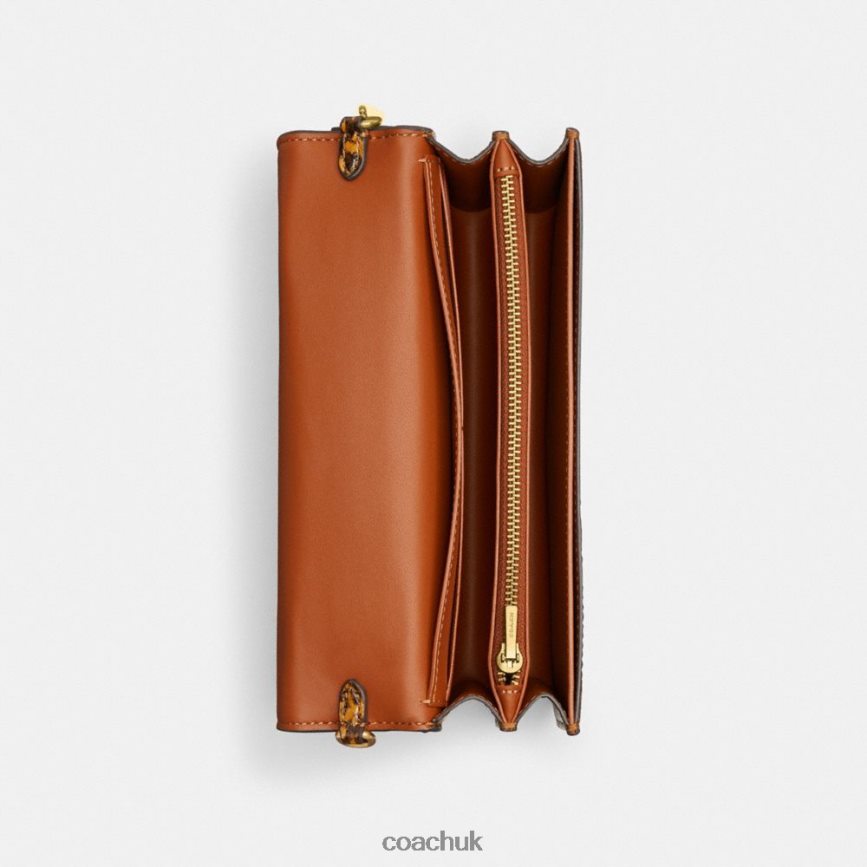 Coach Women BEA CROSSBODY IN SNAKESKIN B4/MUSTARD D0DL44228