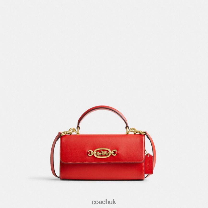 Coach Women HARLOW TOP HANDLE B4/Sport Red D0DL44227