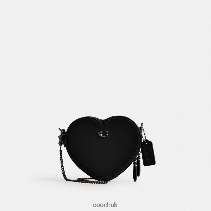 Coach Women HEART CROSSBODY 14 V5/Black D0DL44211