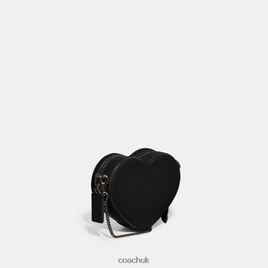 Coach Women HEART CROSSBODY 14 V5/Black D0DL44211