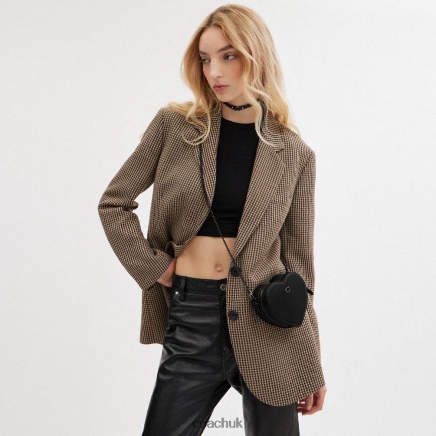 Coach Women HEART CROSSBODY 14 V5/Black D0DL44211