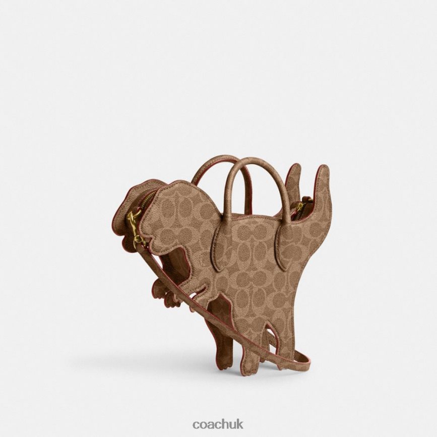 Coach Women REXY BAG IN SIGNATURE CANVAS B4/Tan Rust D0DL44231