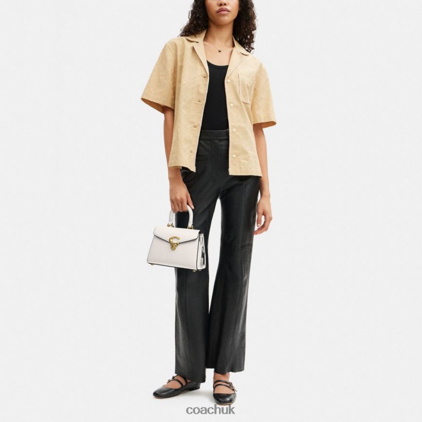 Coach Women SAMMY TOP HANDLE 21 B4/CHALK D0DL44248