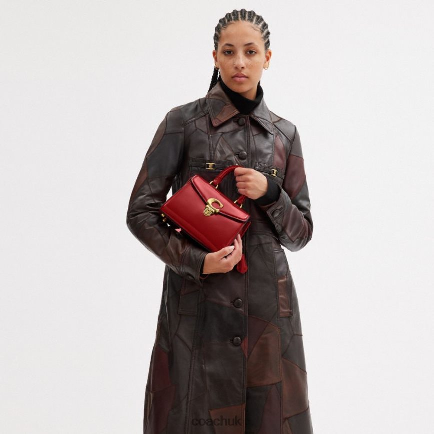 Coach Women SAMMY TOP HANDLE 21 B4/RED D0DL44234