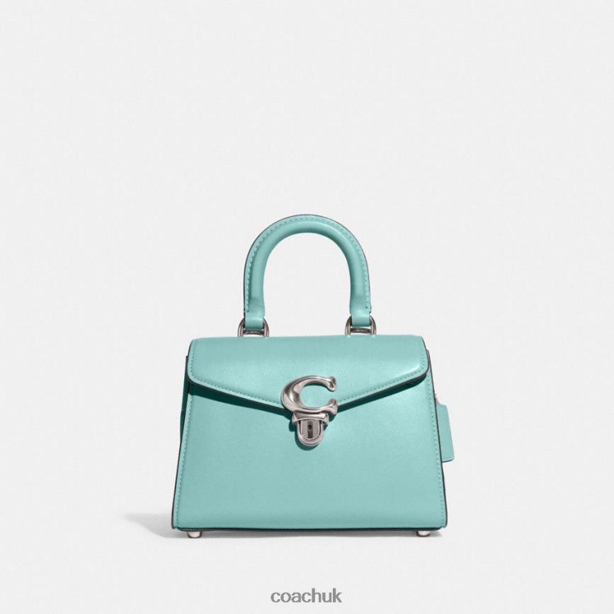 Coach Women SAMMY TOP HANDLE 21 LH/Faded Blue D0DL44251