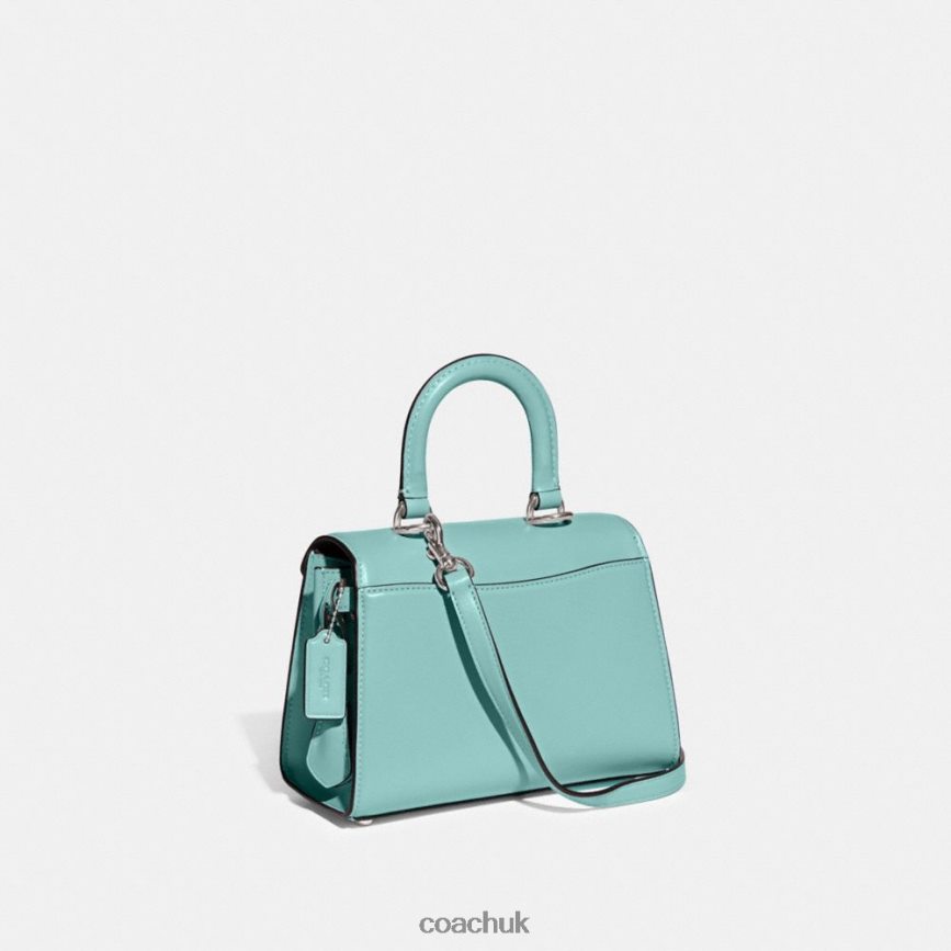 Coach Women SAMMY TOP HANDLE 21 LH/Faded Blue D0DL44251