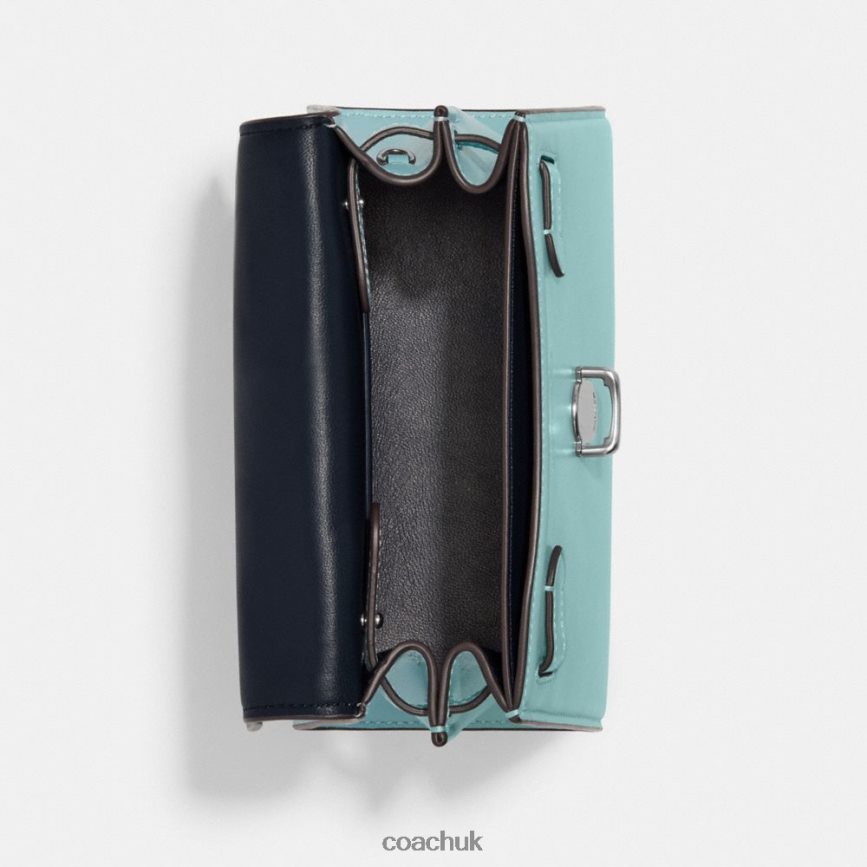 Coach Women SAMMY TOP HANDLE 21 LH/Faded Blue D0DL44251