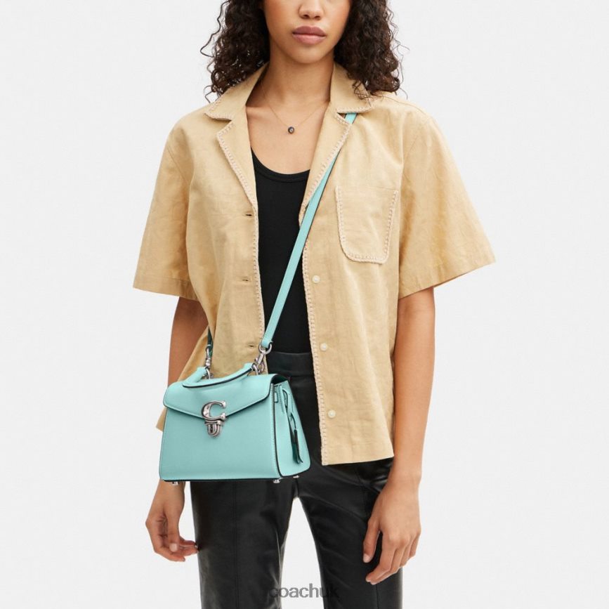 Coach Women SAMMY TOP HANDLE 21 LH/Faded Blue D0DL44251