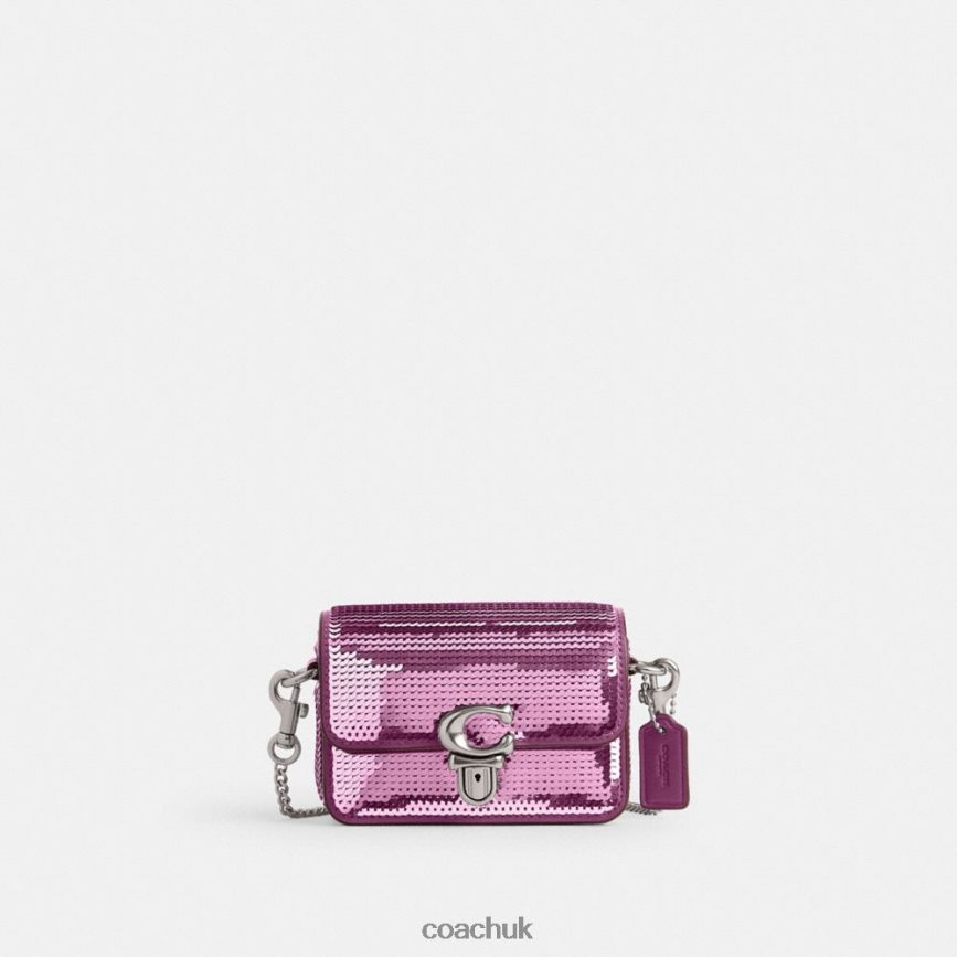 Coach Women STUDIO 12 WITH SEQUINS LH/Dark Magenta D0DL44225
