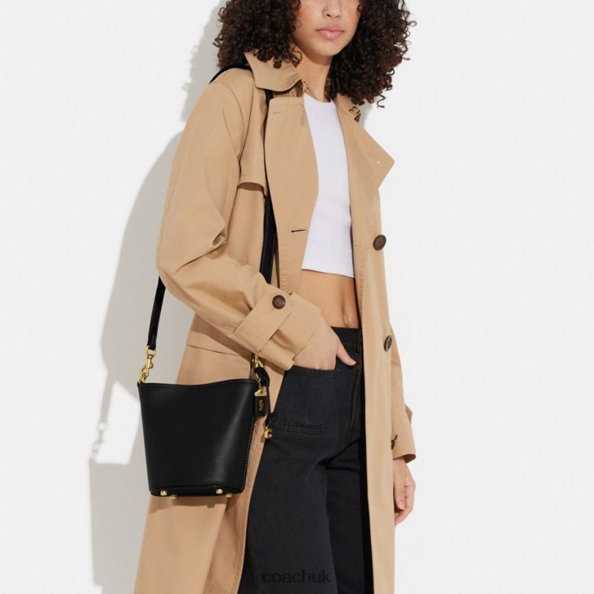 Coach Women DAKOTA BUCKET BAG 16 B4/BLACK D0DL4417