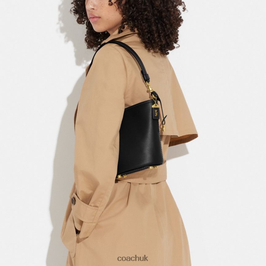 Coach Women DAKOTA BUCKET BAG 16 B4/BLACK D0DL4417