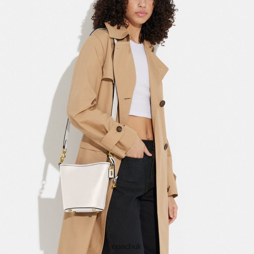 Coach Women DAKOTA BUCKET BAG 16 B4/CHALK D0DL4419