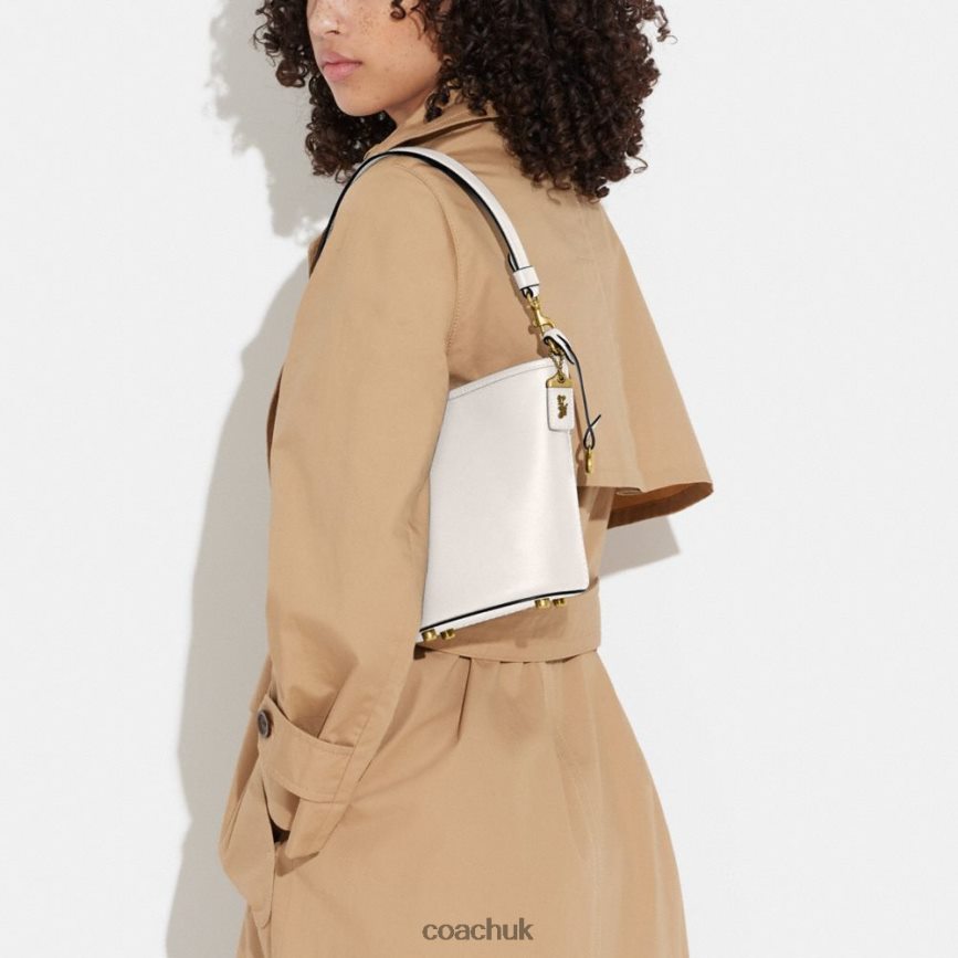 Coach Women DAKOTA BUCKET BAG 16 B4/CHALK D0DL4419