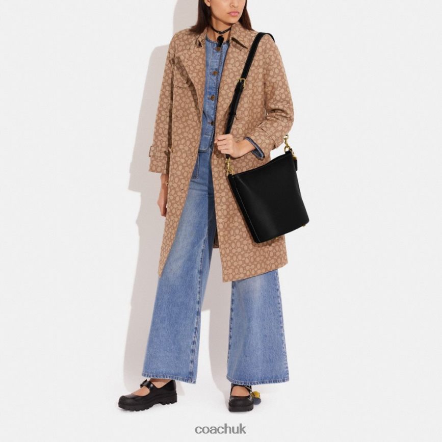 Coach Women DAKOTA BUCKET BAG B4/BLACK D0DL4421